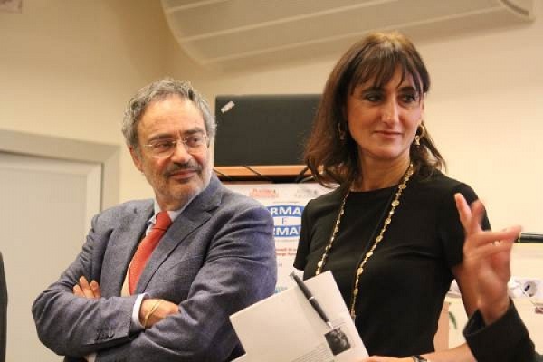 Chiara Lupi, direttrice editoriale Este, e Francesco Varanini, direttore responsabile Persone&Conoscenze