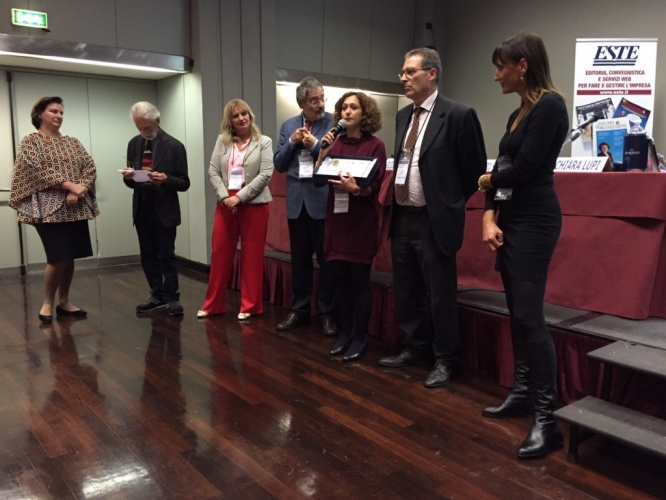 Premio Prodotto Formativo 2015 - Annuncio 'menzione' a Barbara Beonio, Granchi & Partner.